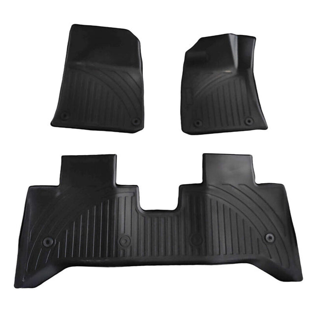 TPE Floor Mats With Carpet 2-Layer Black Fit For BYD Shark 6 4WD CVT 2024-ON FMAT-BYD001 - Machter