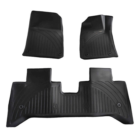 TPE Floor Mats With Carpet 2-Layer Black Fit For BYD Shark 6 4WD CVT 2024-ON - Machter