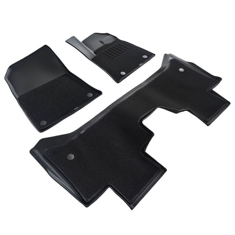 TPE Floor Mats With Carpet 2-Layer Black Fit For BYD Shark 6 4WD CVT 2024-ON - Machter