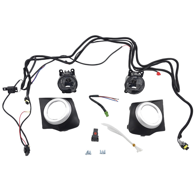 Set Of Fog Light With Free Bulb Fit For Mitsubishi Triton MQ 2015-2018 FOGL-MB001 - Machter