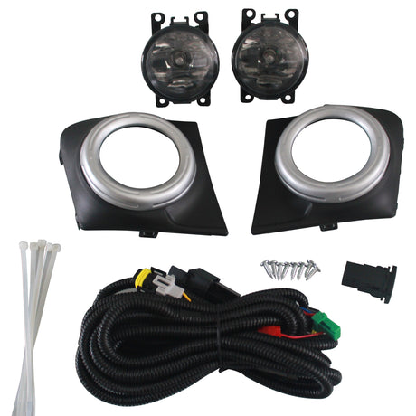Set Of Fog Light With Free Bulb Fit For Mitsubishi Triton MQ 2015-2018 - Machter