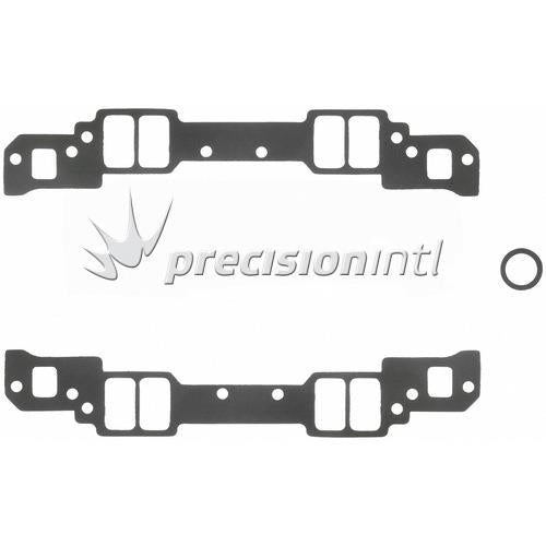 Chev SB In Manifold Gskt Set 18 Degree High Port .030 Thick FP1277 - Fel - Pro - Manifold Gaskets - Fel - Pro