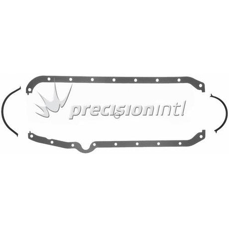 Sump Gasket Chev SB 283-400 V8 57-74 Thin Front Seal LH Dipstick FP1802 - Fel-Pro