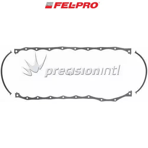 Sump Gasket Set Rubber Coated Fibre Ford 302 - 351 Cleveland FP1811 - Fel - Pro - Sump & Oil Pan Gaskets - Fel - Pro