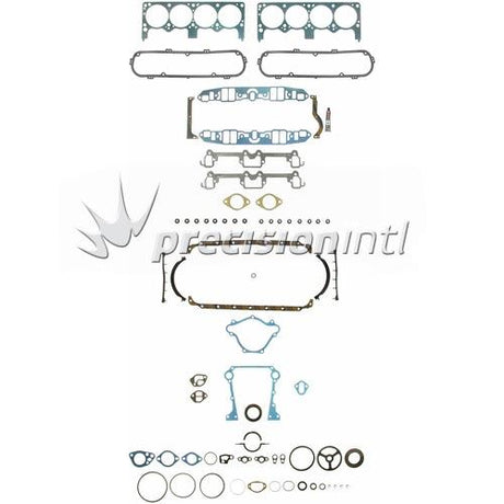 Full Gasket Set Chrysler 340 V8 Charger Valiant 1972-74 FPFS8553PT10 - Fel-Pro