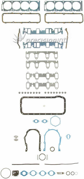 Full Gasket Set Suits Ford 332 - 352 - 390 - 410 - 428 V8 Various FPFS8554PT - Fel - Pro - Full Gasket Sets - Fel - Pro