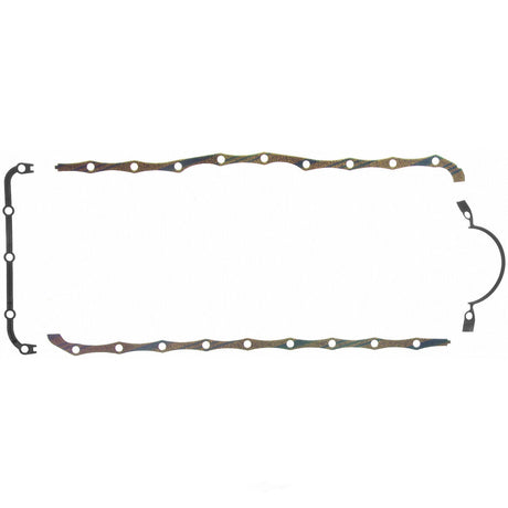 Sump Gasket Set Cork-Rubber 4 Piece Ford 240 Ford Truck 300 6 CYL FPOS13811C - Fel-Pro