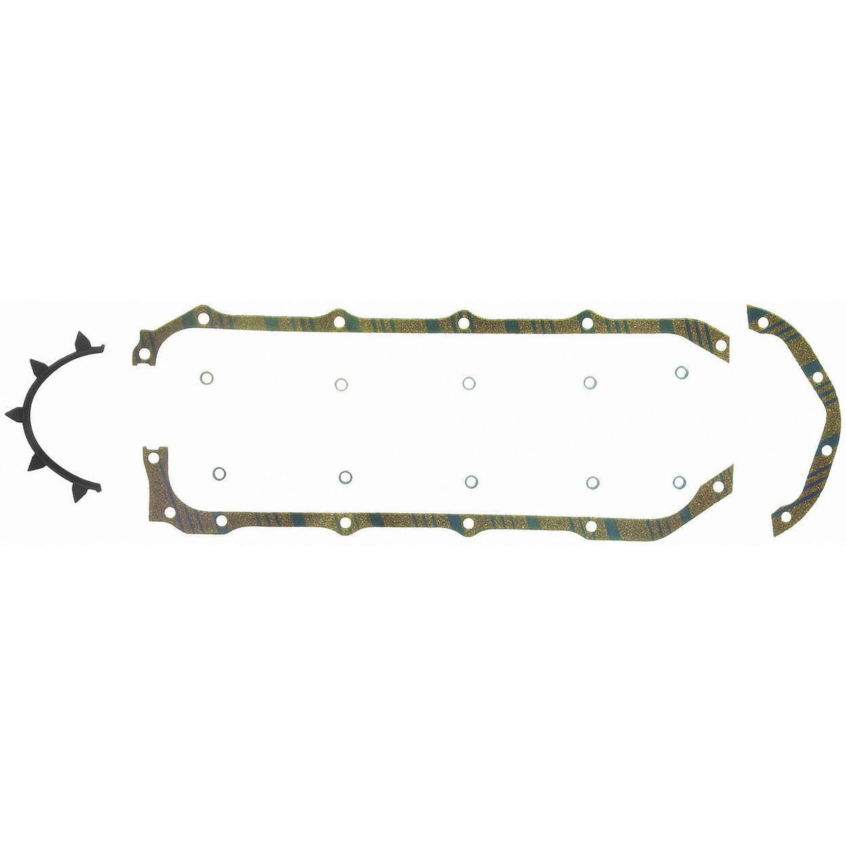 Sump Gasket Set Cork - Rubber Pontiac 76 - 79 With 5 Hole Sump Flange FPOS30191C2 - Fel - Pro - Sump & Oil Pan Gaskets - Fel - Pro