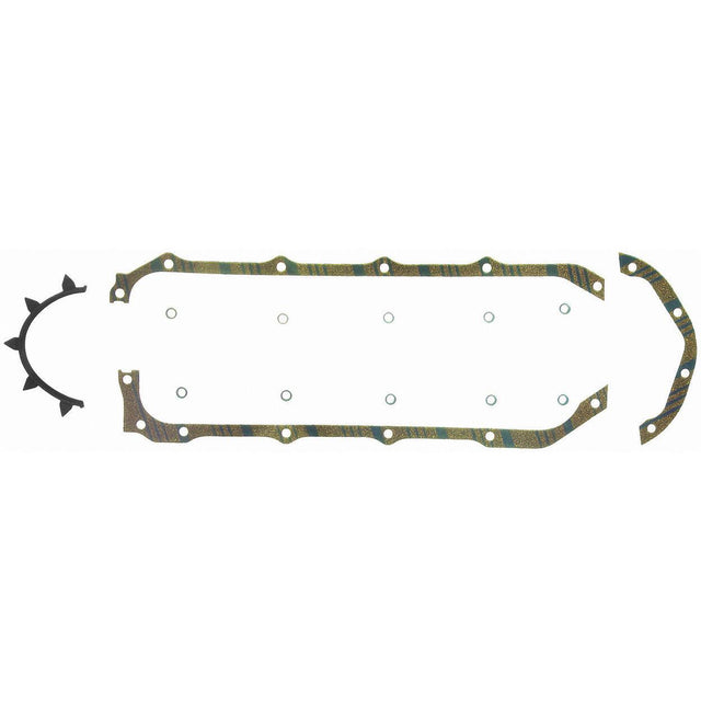 Sump Gasket Set Cork - Rubber Pontiac 76 - 79 With 5 Hole Sump Flange FPOS30191C2 - Fel - Pro - Sump & Oil Pan Gaskets - Fel - Pro