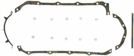Sump Gasket Set Cork-Rubber Pontiac 63-76 With 3 Hole Sump Flange FPOS30191C3 - Fel-Pro