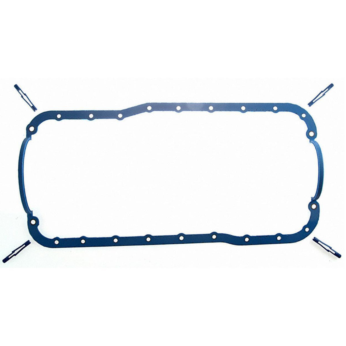 Sump Gasket Set Rubber 1 Piece Ford 351W With 2 Piece RMS FPOS30214T - Fel - Pro - Sump & Oil Pan Gaskets - Fel - Pro