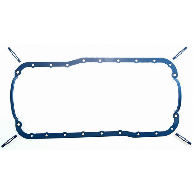 Sump Gasket Set Rubber 1 Piece Ford 351W With 2 Piece RMS FPOS30214T - Fel - Pro - Sump & Oil Pan Gaskets - Fel - Pro