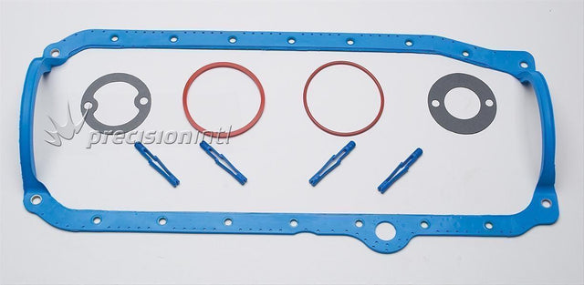 Sump Gasket Set 1 Piece Rubber Chev 305 350 V8 1986 - 2000 FPOS34500R - Fel - Pro - Sump & Oil Pan Gaskets - Fel - Pro