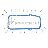 Sump Gasket Kit Rubber 1 Piece Inc Bolts 1975 - 85 Chev 283 - 350 Thick Front Seal FPOS34510T - Fel - Pro - Sump & Oil Pan Gaskets - Fel - Pro