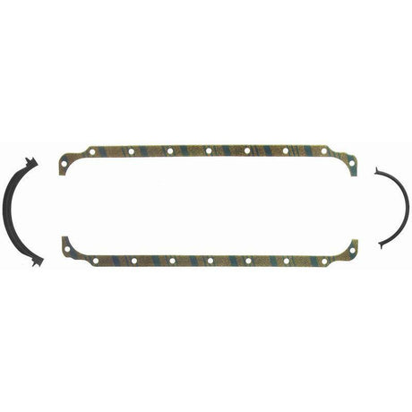 Sump Gasket Set Cork-Rubber 4 Piece Chrysler 360 5.9L V8 FPOS6566C3 - Fel-Pro