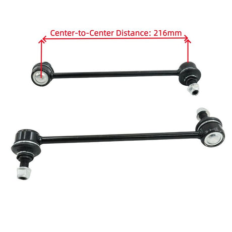 2 Pcs Front Sway Bar Links Left + Right Hand Side Fit For Hyundai i20 PB For Kia Picanto TA FSBL-HY006 - Machter