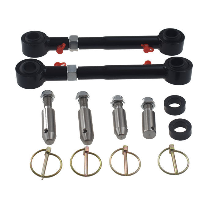Front Sway Bar Fit For Jeep Wrangler JK Adjustment Disconnects 2" - 6" Lift 2007-2018 - Machter