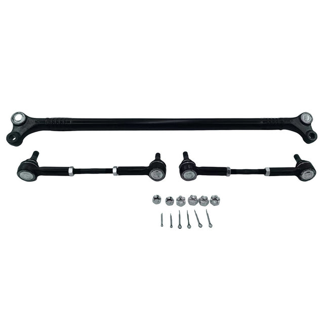 Front Steering Drag Link Tie Rod End + Sway Bar Link Fit For Nissan Navara D22 4WD 1997-2005 - Machter