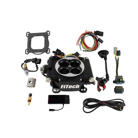GO EFI 4 200-600HP Self Tuning EFI System Matte Black FI30002 - FiTech