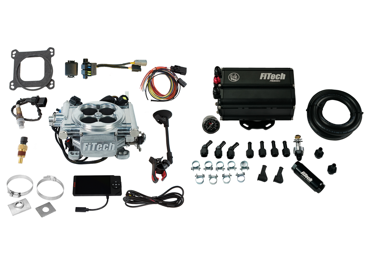 GO EFI 4 600HP Alloy Self Tuning EFI System With Force Fuel Kit FI35501 - FiTech - Fuel & Ignition - FiTech