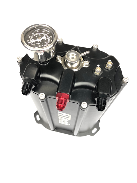 GO Fuel Force Fuel Surge Tank With Internal 340LPH Pump FI50004 - FiTech