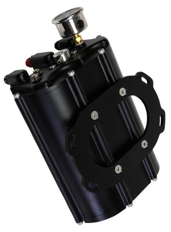 GO Fuel Force Fuel Surge Tank With Internal 340LPH Pump FI50004 - FiTech - Electric Fuel Pumps - FiTech