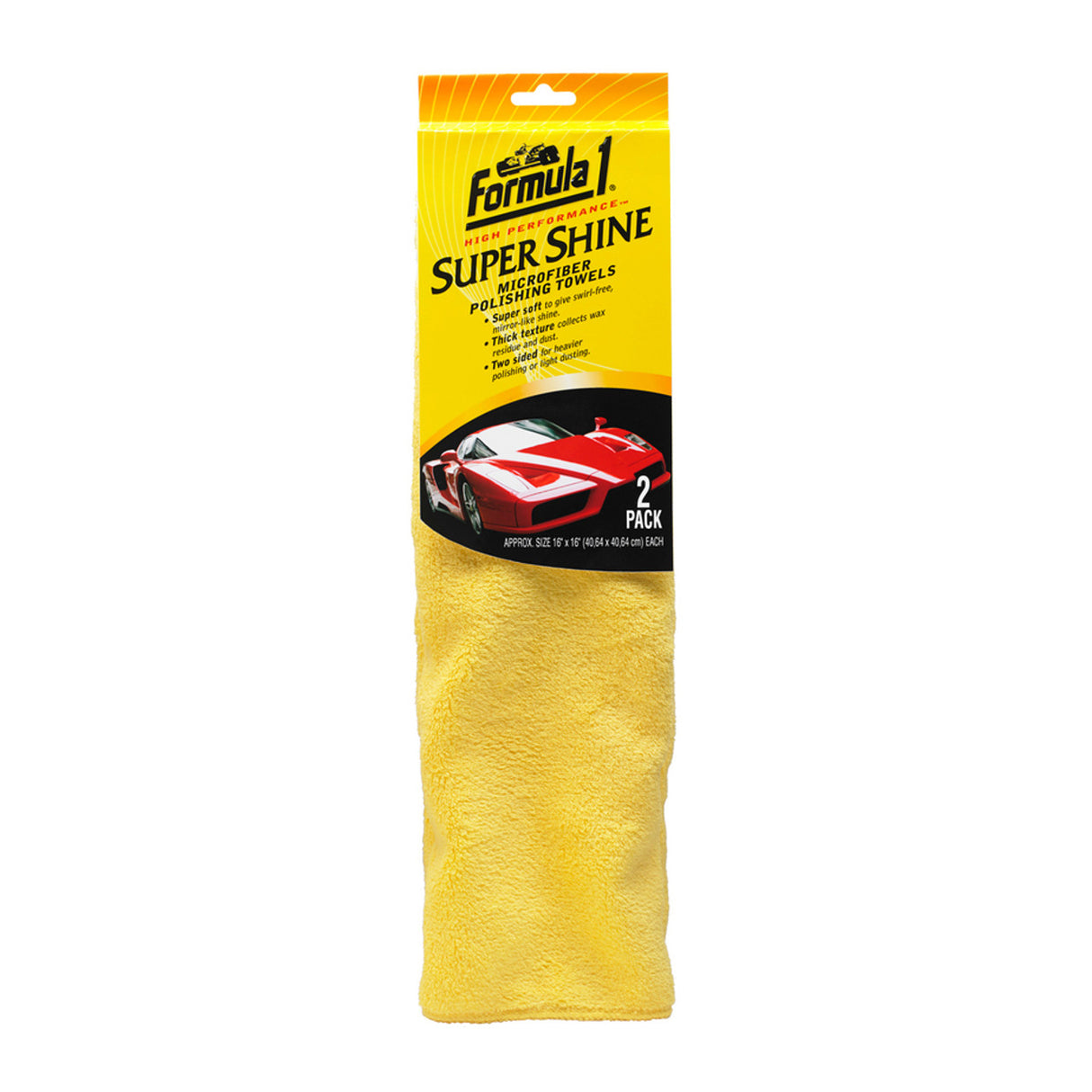 Super Shine Microfiber Polishing Towels 40.64 x 6.64cm - Formula 1