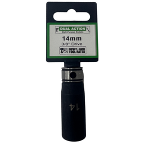 Muti-Purpose Socket 3/8" Drive 14mm Point Deep - Dual Action