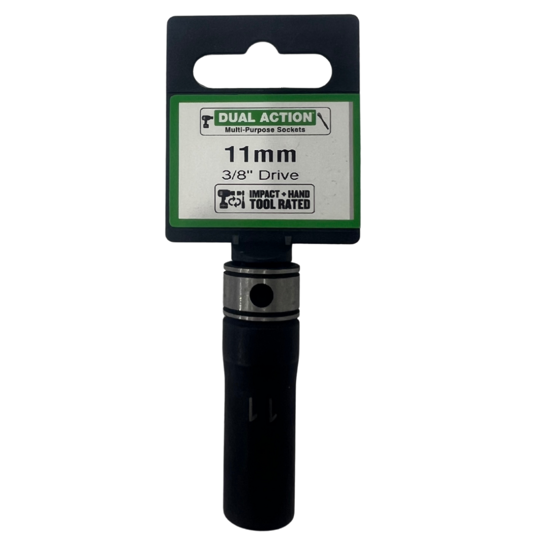 Muti-Purpose Socket 3/8" Drive 11mm Point Deep - Dual Action
