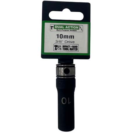 Muti-Purpose Socket 3/8" Drive 10mm Point Deep - Dual Action