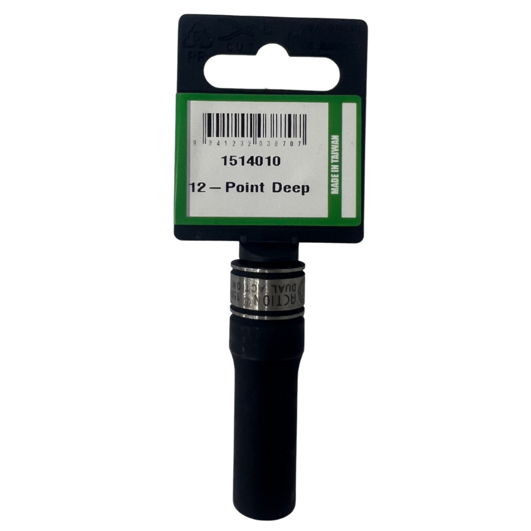 Muti-Purpose Socket 3/8" Drive 10mm Point Deep - Dual Action