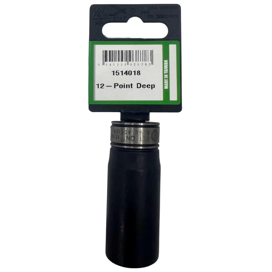 Muti-Purpose Sockets 3/8" Drive 18mm Point Deep - Dual Action