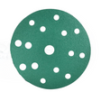 Sanding Disc Green Velcro With 15 Holes 150mm P1500 - Q Brand | Universal Auto Spares