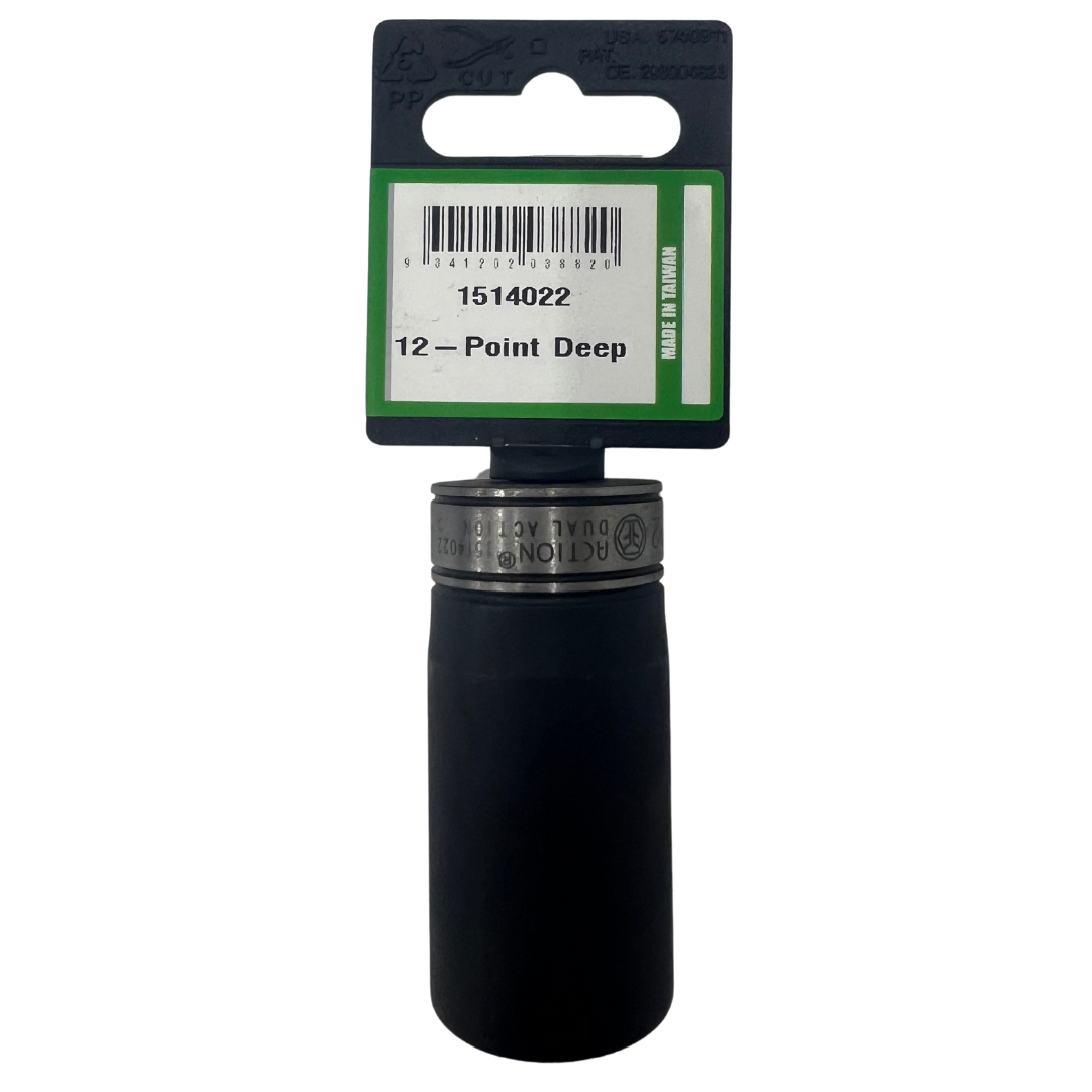 Muti-Purpose Sockets 3/8" Drive 22mm Point Deep - Dual Action