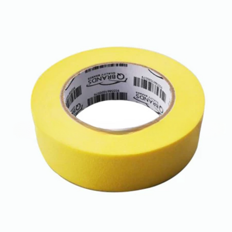 Masking Tape Yellow - Q Brand | Universal Auto Spares