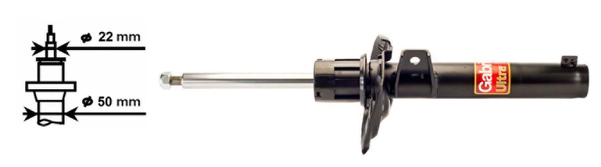 Strut Front Ultra Gas G551145 - Gabriel | Universal Auto Spares
