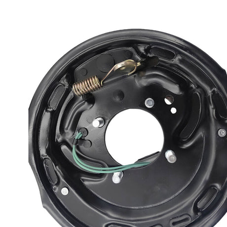 4 Pieces 10" Trailer Caravan Electric Brake Backing Plates With Park Brake Lever Fit For Alko Dexter Quality - Machter