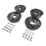 4 Pcs 10" Trailer Caravan Electric Brake Backing Plates With Park Brake Lever Fit For Alko Dexter Quality GCMB-VAN001-4PCS - Machter