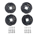 4 Pcs 10" Trailer Caravan Electric Brake Backing Plates With Park Brake Lever Fit For Alko Dexter Quality GCMB-VAN001-4PCS - Machter