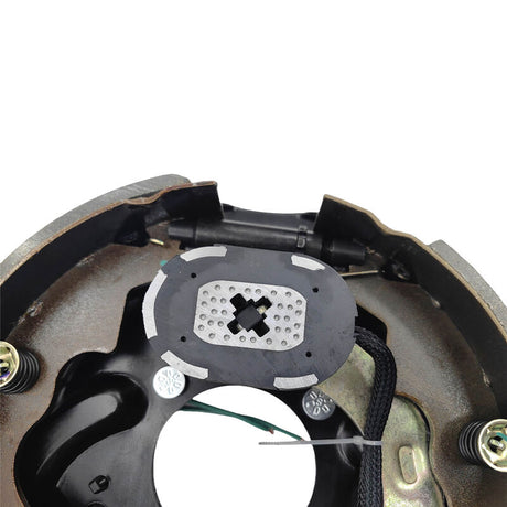 4 Pieces 10" Trailer Caravan Electric Brake Backing Plates With Park Brake Lever Fit For Alko Dexter Quality - Machter