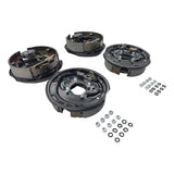 4 Pcs 10" Trailer Caravan Electric Brake Backing Plates With Park Brake Lever Fit For Alko Dexter Quality GCMB-VAN001-4PCS - Machter