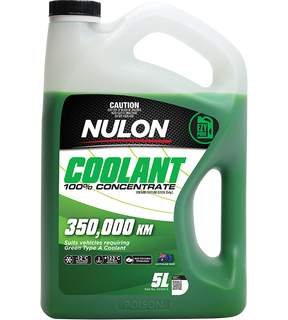Green Coolant 100% Concentrate 5L - Nulon