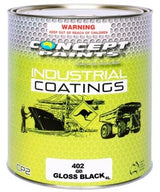 QD Enamel Gloss Black 1L Quick Dry Enamel, Industrial - Concept Paints