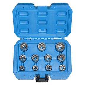 11 Piece Spiral Flute Extractor Socket Set - PKTool