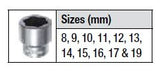 11 Piece Spiral Flute Extractor Socket Set - PKTool