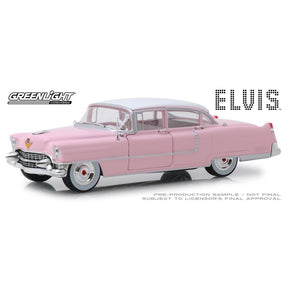 1955 Cadillac Fleetwood Series 60 Elvis Presley Pink Model Car 1:24 Scale Collectible - Diecast Models
