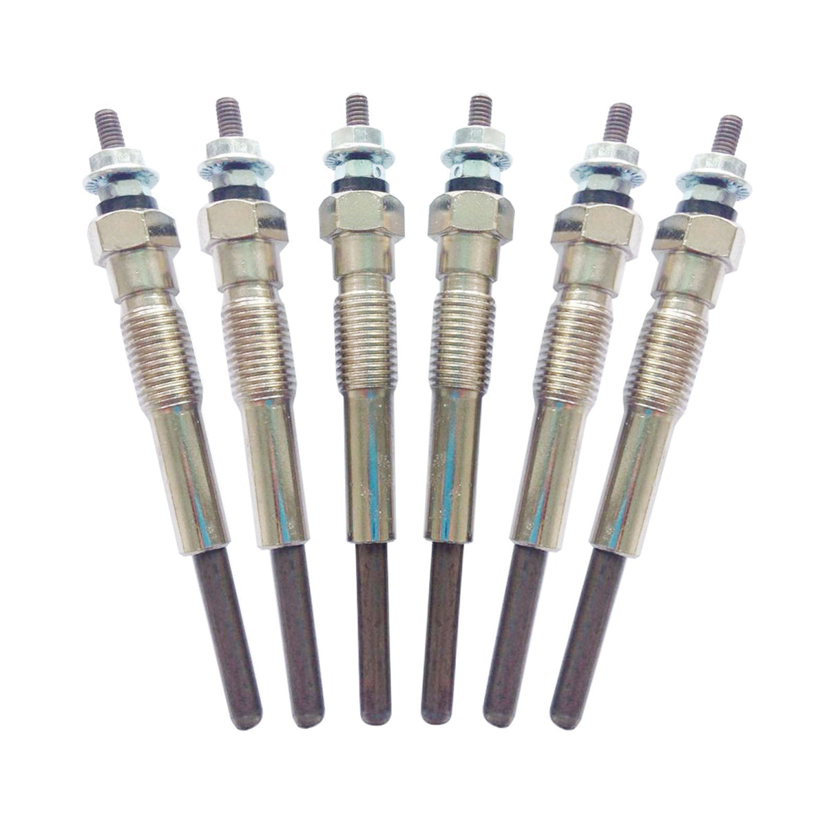 Glow Plugs Fit For Toyota Landcruiser HJ60 HJ75 4.0 Diesel LWB W/2H 6cyl 1982-1988 6pcs GP-TA001 - Machter