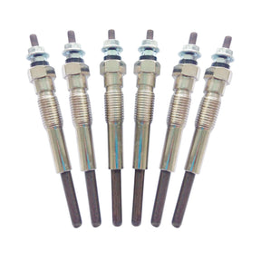 Glow Plugs Fit For Toyota Landcruiser HJ60 HJ75 4.0 Diesel LWB W/2H 6cyl 1982-1988 6pcs GP-TA001 - Machter