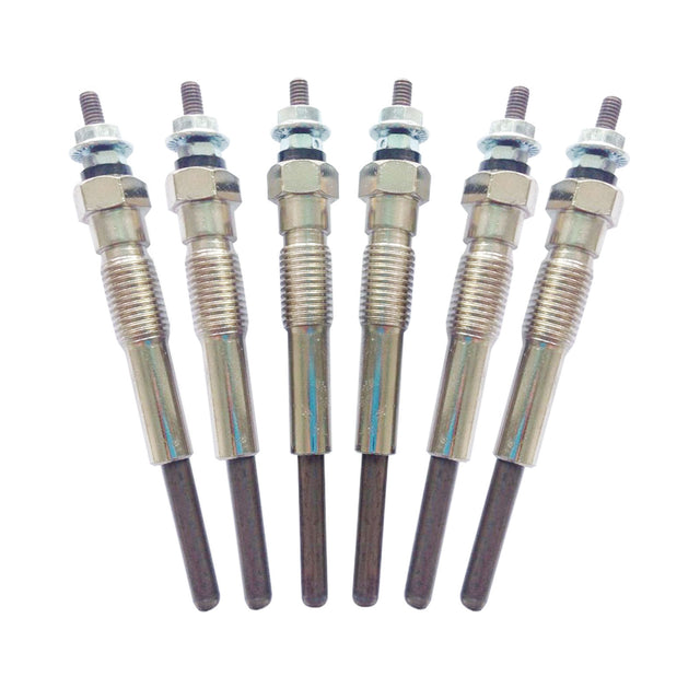 Glow Plugs Fit For Toyota Landcruiser HJ60 HJ75 4.0 Diesel LWB W/2H 6cyl 1982-1988 6pcs GP-TA001 - Machter