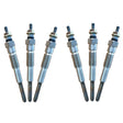 Glow Plugs Fit For Landcruiser 1HZ 1990-2007 4.2L Diesel 70 80 100 105 Series 6pcs GP-TA003 - Machter